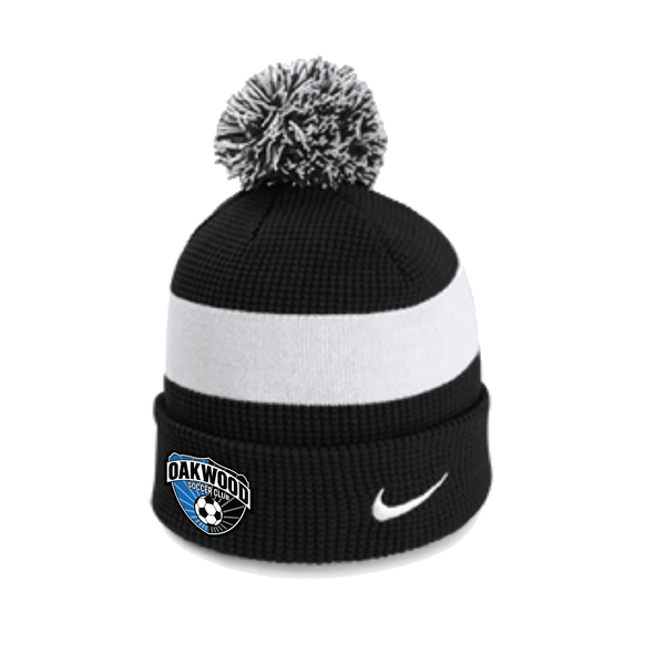 Oakwood SC Nike Authentic Pom Beanie Black/White