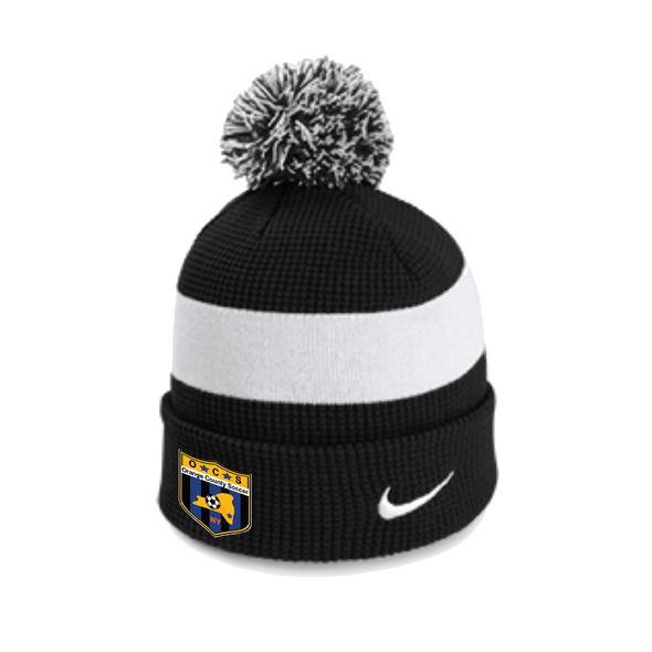 DCFA Nike Authentic Pom Beanie Black/White