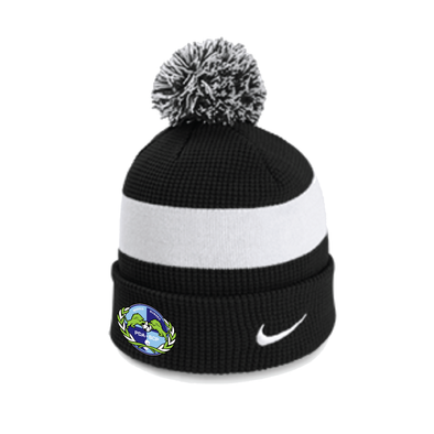 PDA-SCP FAN Nike Authentic Pom Beanie Black/White