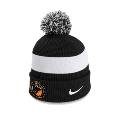 PSA Monmouth Nike Authentic Pom Beanie Black/White