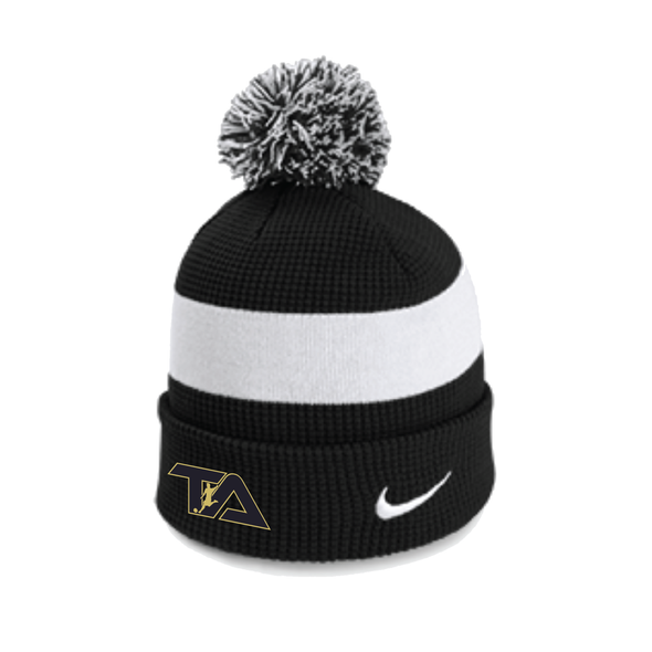 Tech Academy Nike Authentic Pom Beanie Black/White