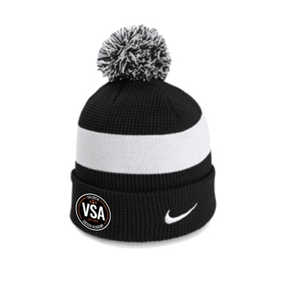 Valencia Nike Authentic Pom Beanie Black/White