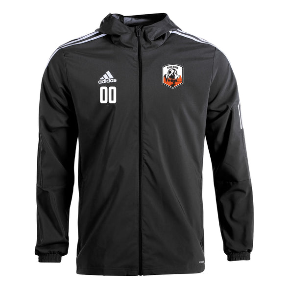 Black River Athletics 2011 and Younger adidas Tiro 21 Windbreaker Black