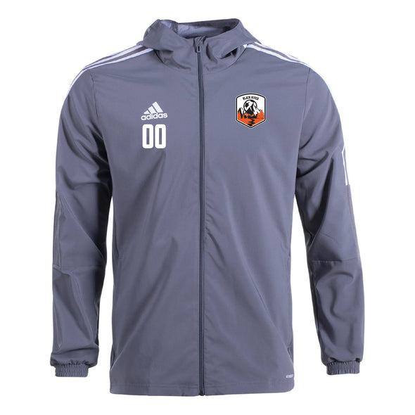 Black River Athletics 2011 and Younger adidas Tiro 21 Windbreaker Grey