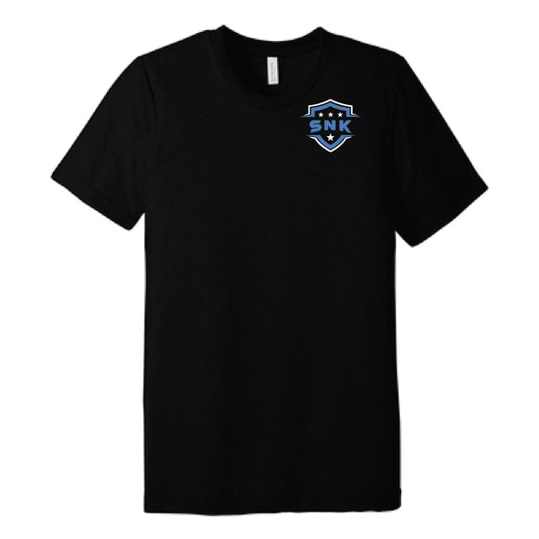 SNK - Crest Short Sleeve Triblend Black T-Shirt - Youth/Men's/Women's