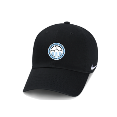 North Fork United Soccer Club FAN Nike Heritage 86 Cap- Black