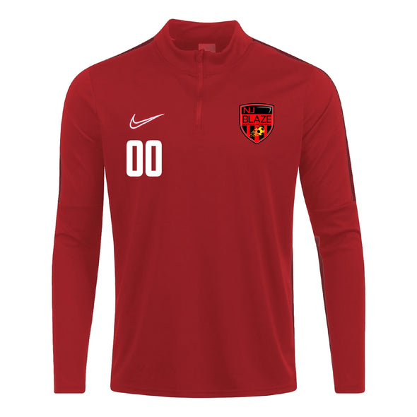 NJ Blaze Nike Academy 23 Drill Top Red