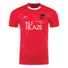 NJ Blaze Nike Challenge V Match Jersey Red