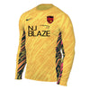 NJ Blaze Nike Gardien V Goalkeeper Jersey Gold