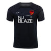NJ Blaze Nike Strike III Jersey Black