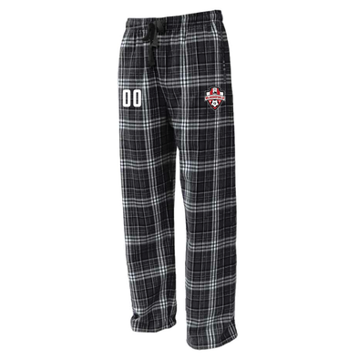 Bloomfield SC Flannel Plaid Pajama Pant Black/White