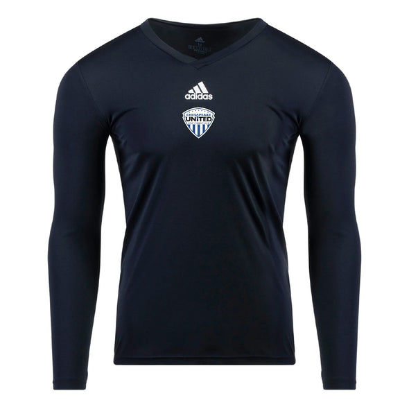 Chesapeake United SC Competitive adidas Base Compression Tee Black