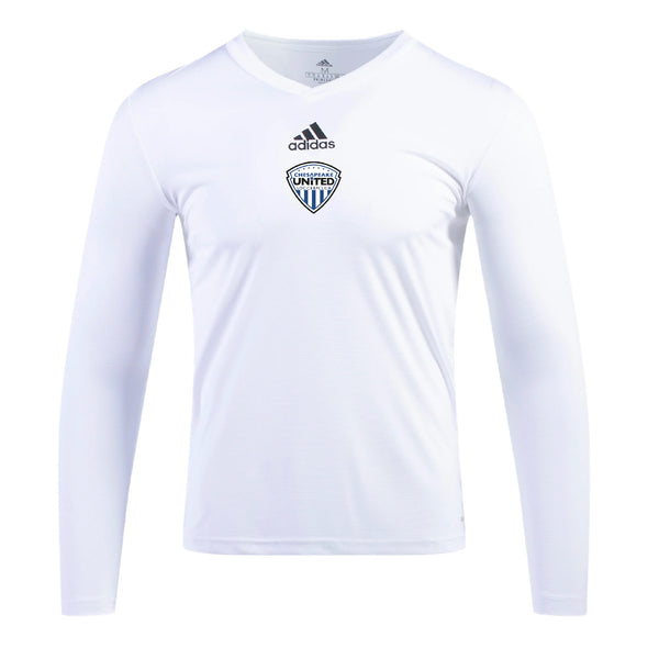 Chesapeake United SC Competitive adidas Base Compression Tee White