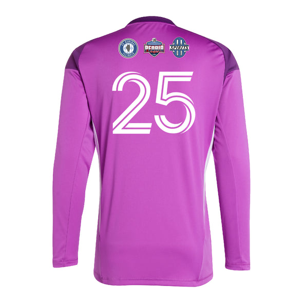 CIU adidas Tiro 25 Comp LS Goalkeeper Jersey Purple