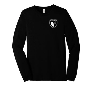 CIU Bella + Canvas Long Sleeve Triblend T-Shirt Black.