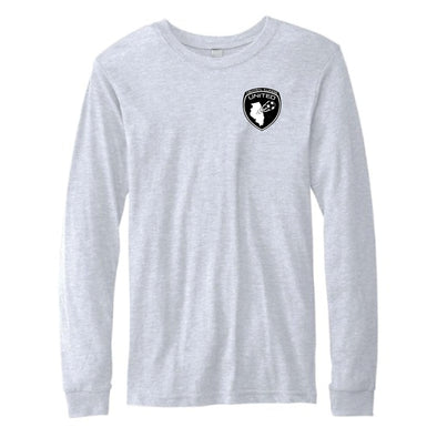 CIU Bella + Canvas Long Sleeve Triblend T-Shirt Grey.