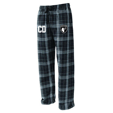 CIU Flannel Plaid Pajama Pant Black/White.