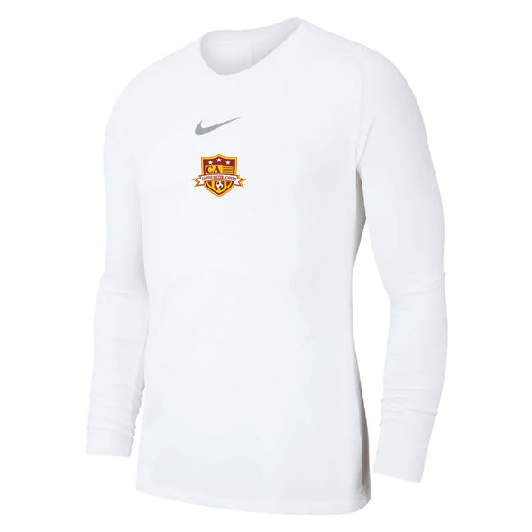 Castely Nike Park LS First Layer Compression White