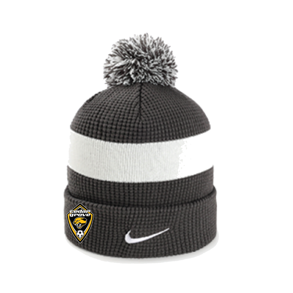 Cedar Grove Nike Authentic Pom Beanie Anthracite/White