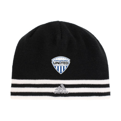 Chesapeake United SC Advanced adidas Knit Beanie Black/White