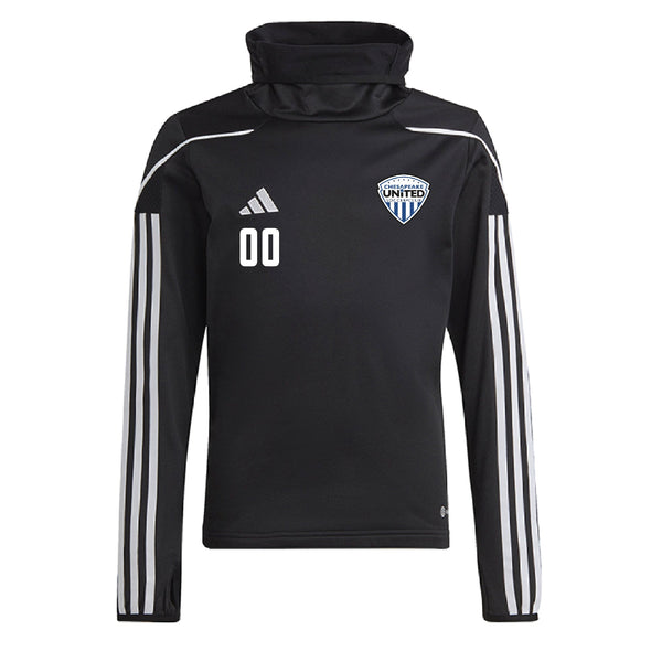 Chesapeake United SC Competitive adidas Tiro 23 Warm Top Black