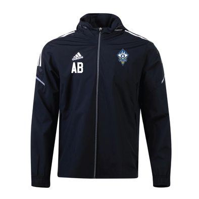 FA Euro MLS Next adidas Condivo 21 All Weather Jacket Black/White