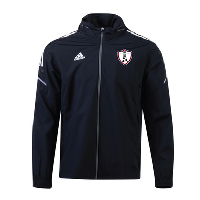 Ironbound SC FAN adidas Condivo 21 All Weather Jacket Black/White