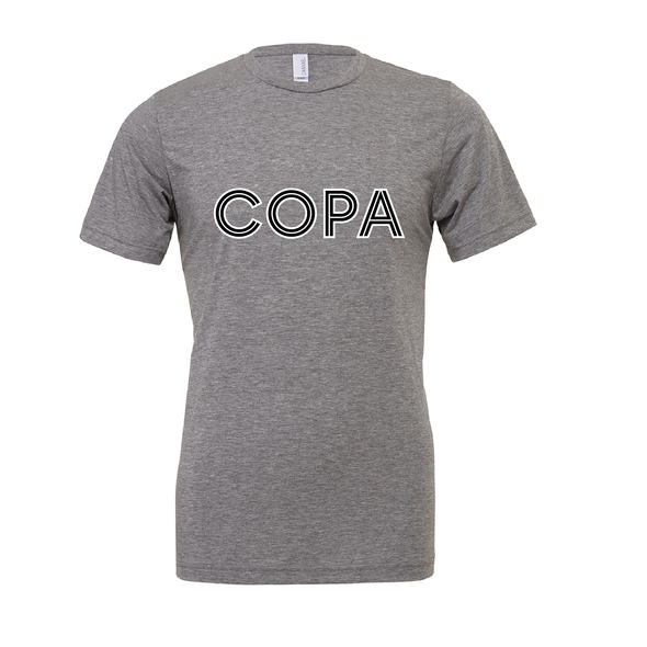 FC Copa (Club Name) Bella + Canvas Short Sleeve Triblend T-Shirt Grey