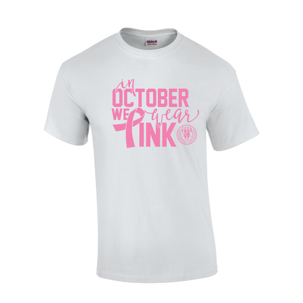 FC Copa FAN Awareness October We Wear Pink SS T-Shirt- White