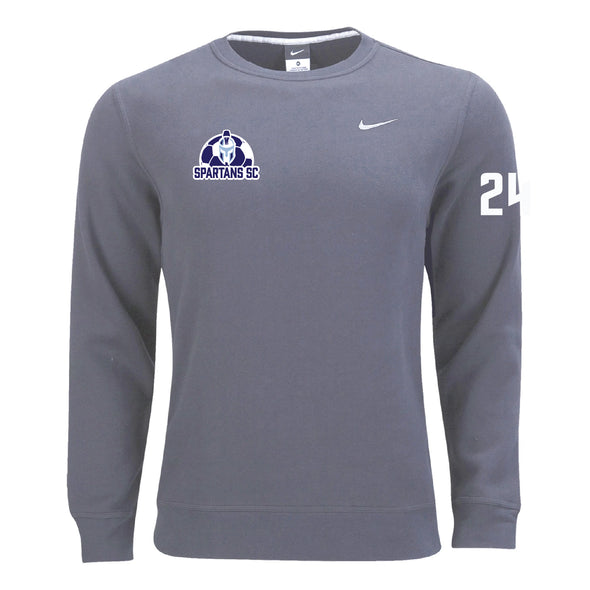 Spartans SC Nike Team Club Fleece Sweatshirt Grey