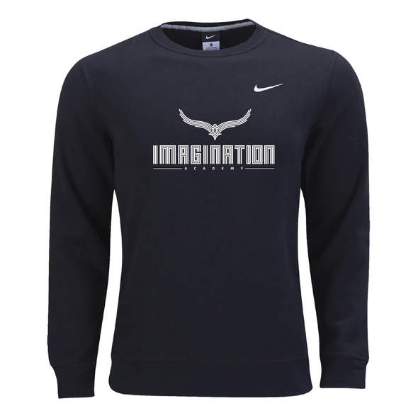 Imagination Academy FAN Large Logo Nike Team Club Fleece Sweatshirt Black