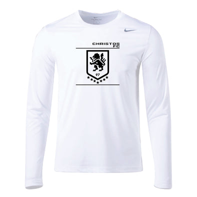 Christos FC Lion Nike Legend Long Sleeve Shirt White