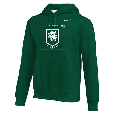 Christos FC Lion Nike Club Hoodie Dark Green