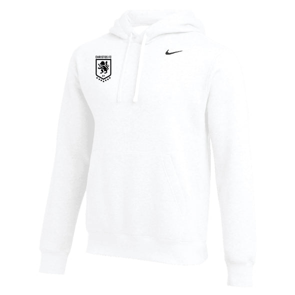 Christos FC Badge Nike Club Hoodie White