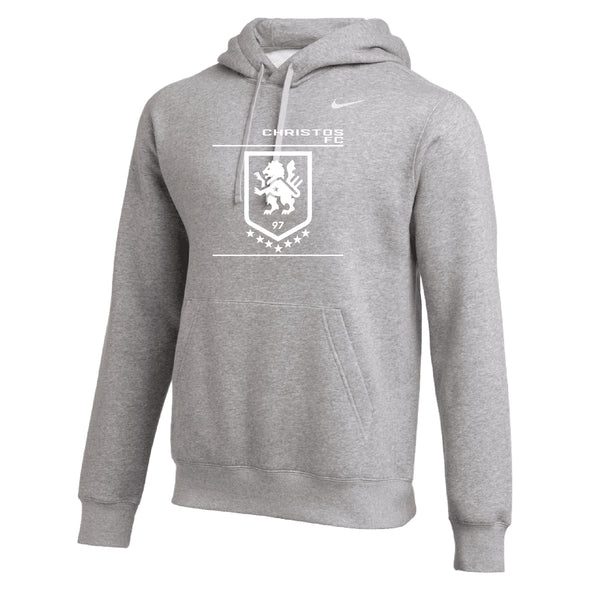 Christos FC Lion Nike Club Hoodie Grey