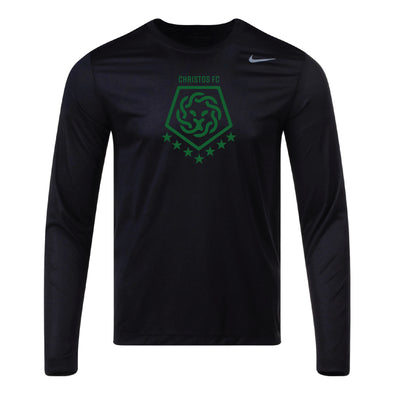 Christos FC Lion Head Nike Legend LS Shirt Black