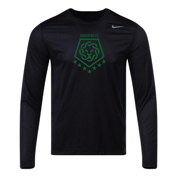 Christos FC Lion Head Nike Legend LS Shirt Black