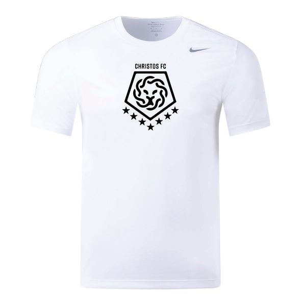 Christos FC Lion Head Nike Legend SS Shirt White