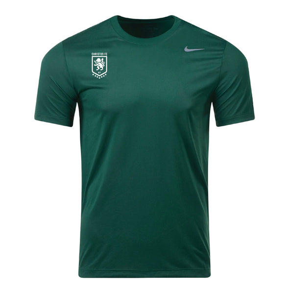 Christos FC Badge Nike Legend SS Shirt Dark Green