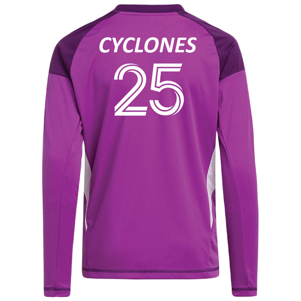 Cyclone SC Pre Competitive adidas Tiro 25 Comp LS GK Jersey Purple