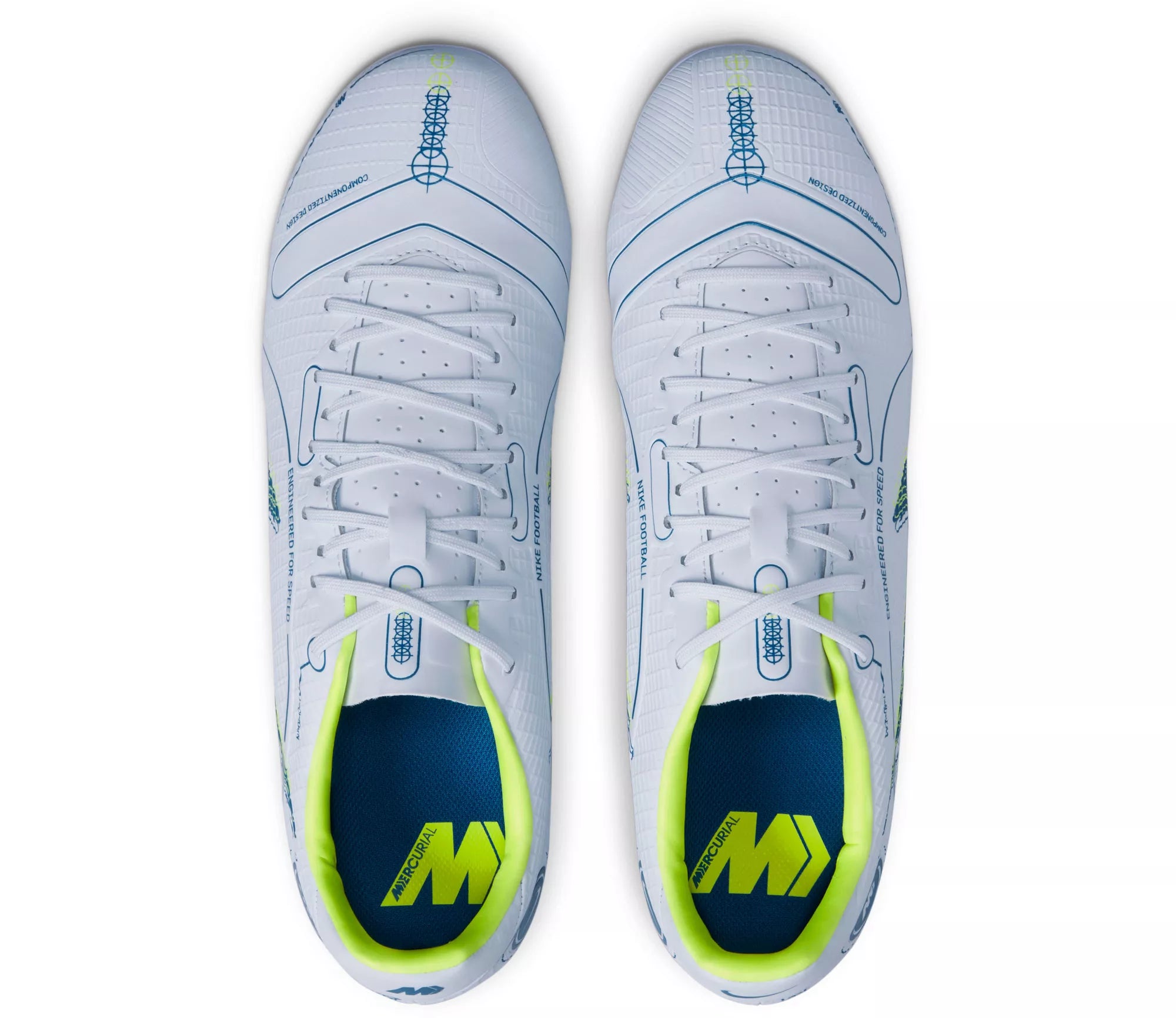 NIKE MERCURIAL VAPOR 14 ACADEMY FG/MG (BLUE/VOLT)