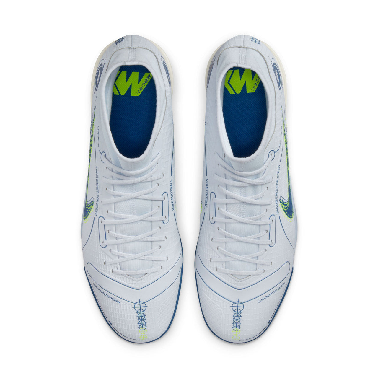 Nike Mercurial Superfly 8 Academy TF Artificial Turf Soccer Shoe - Grey ...