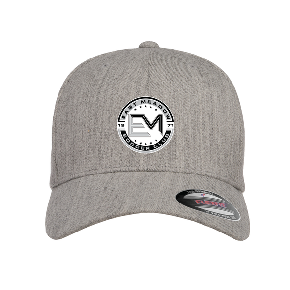 EMSC Competitive Flexfit Wool Blend Fitted Cap Heather Grey