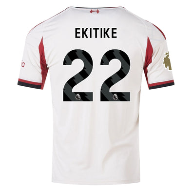 Men's Replica adidas Ekitike Liverpool Away Jersey 25/26