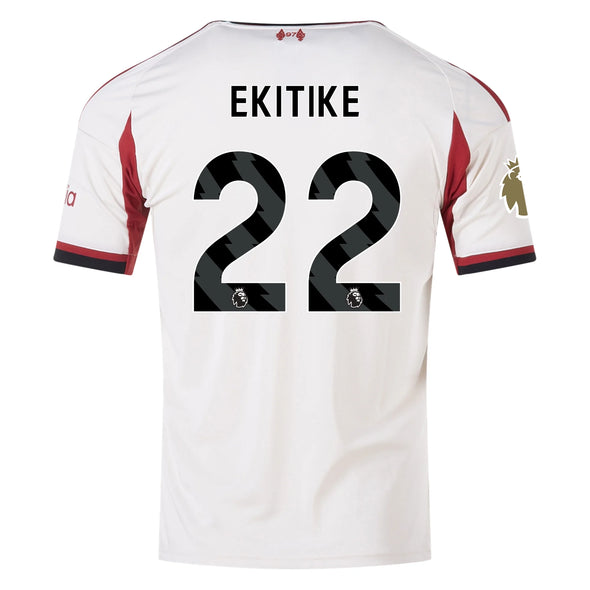 Kid's Replica adidas Ekitike Liverpool Away Jersey 25/26