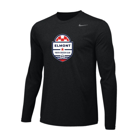 Elmont YSC Stadium T-Shirt Long Sleeve Black