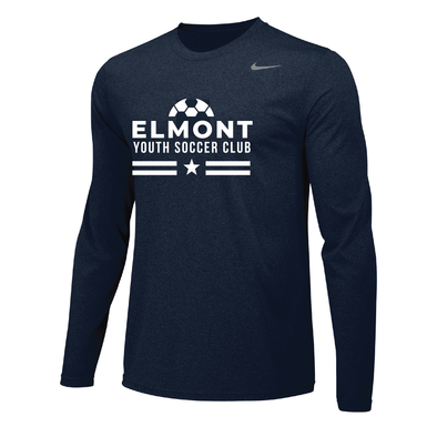 Elmont YSC Supporter T-Shirt Long Sleeve Navy