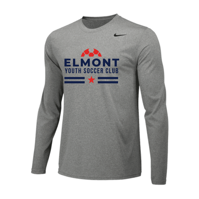 Elmont YSC Supporter T-Shirt Long Sleeve Grey