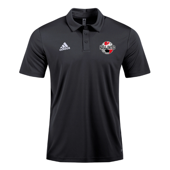 NASA United adidas Entrada 22 Polo Black