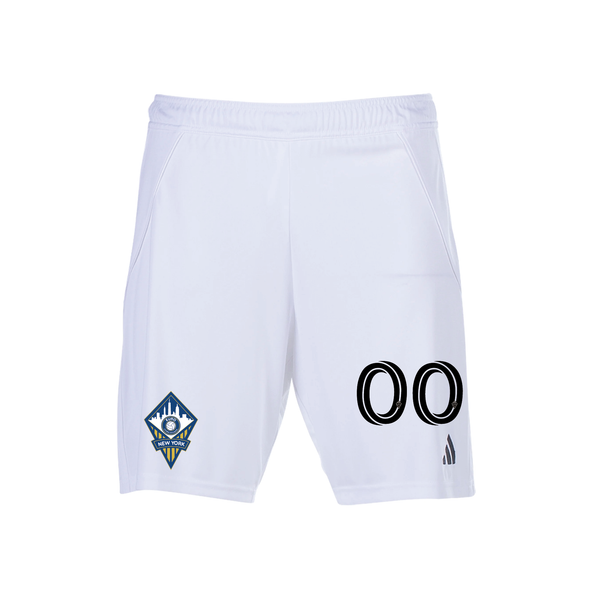 FA Euro New York MLS Next adidas Tiro 24 Shorts White